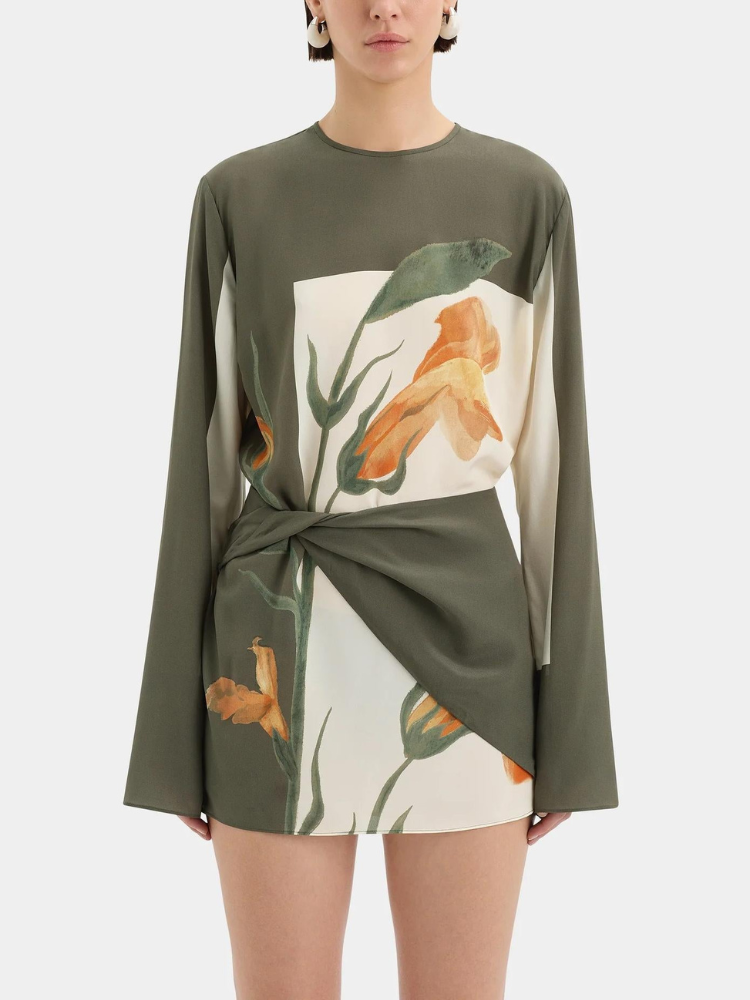 Daisy | Women’s Floral Mini Dress | Twist Detail