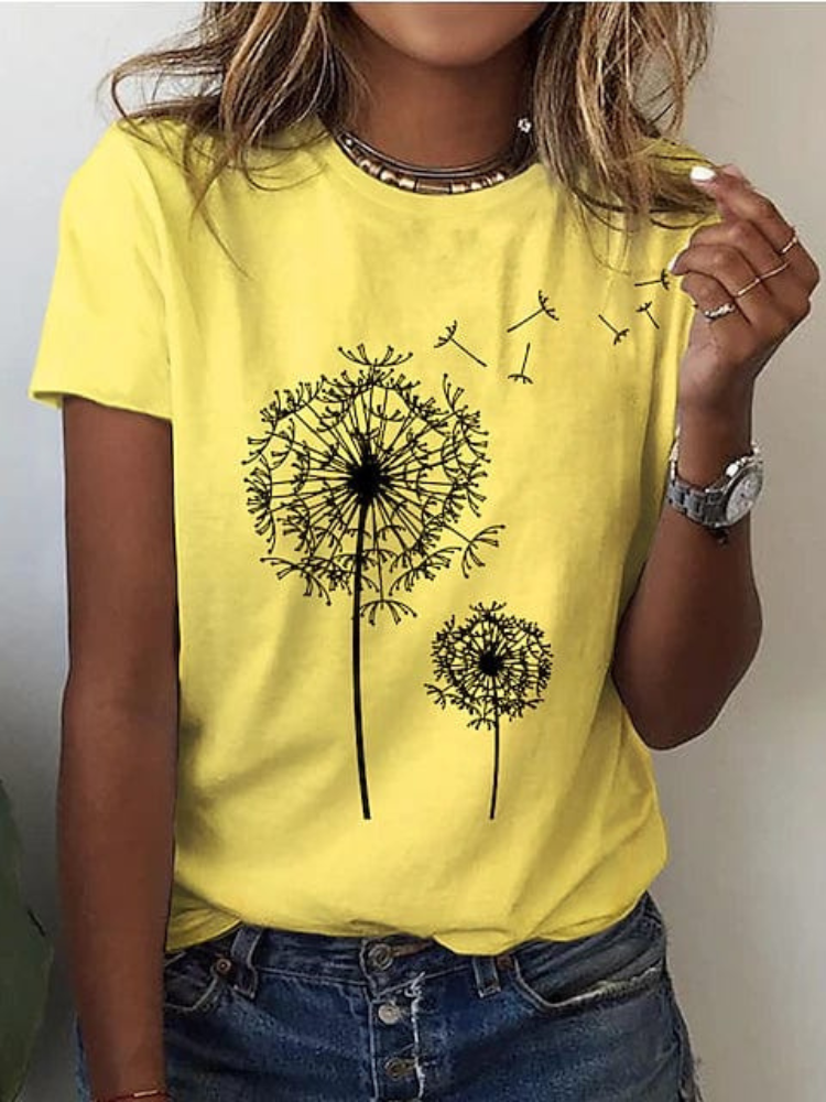 Delia | Women’s Top | Dandelion Print