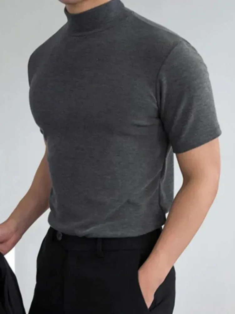 Eliot | Men’s T-Shirt | High Neck Basic Comfort Fit