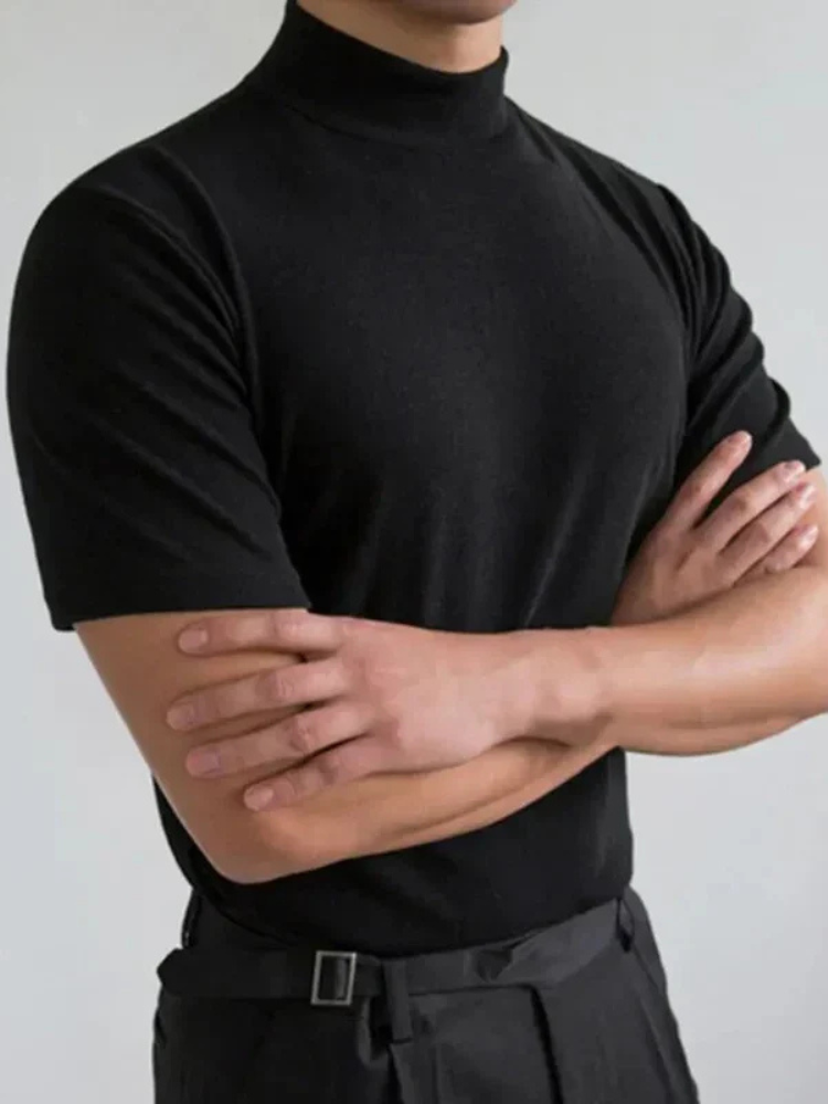 Eliot | Men’s T-Shirt | High Neck Basic Comfort Fit