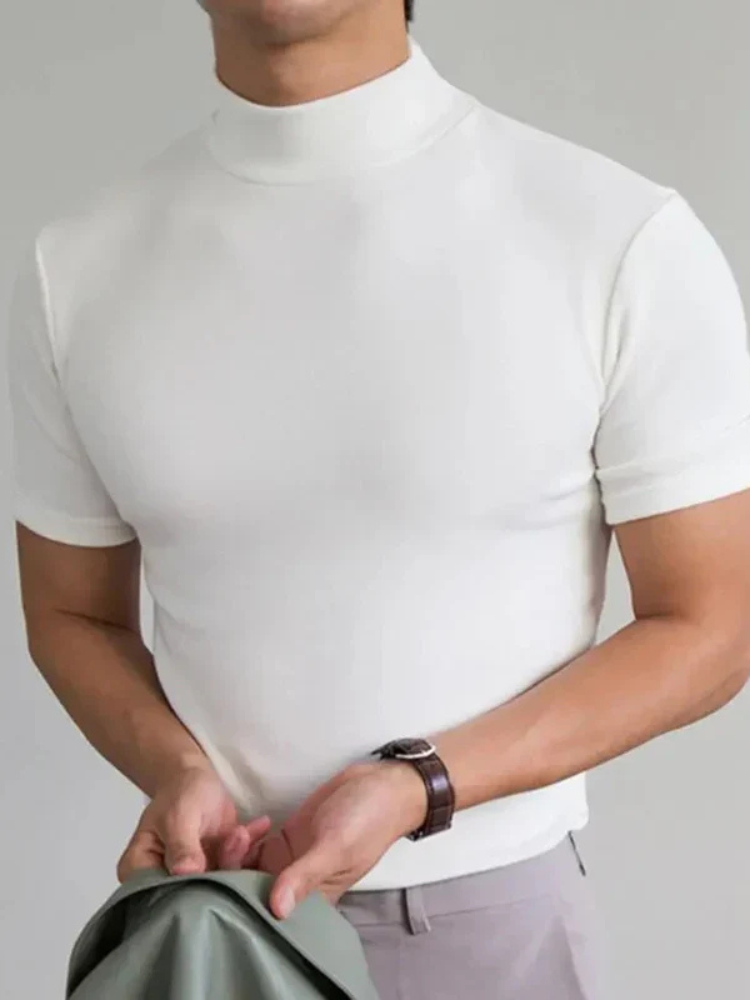 Eliot | Men’s T-Shirt | High Neck Basic Comfort Fit