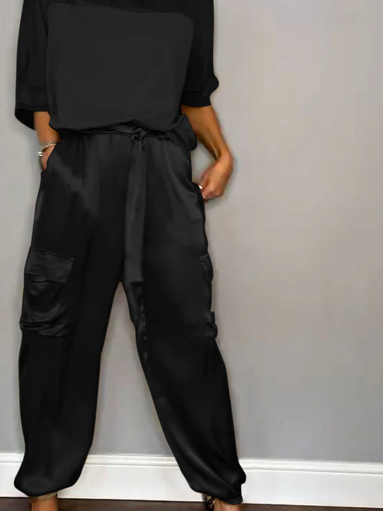 Elizabeth | Women’s Satin Set | Refined Elegance & Seasonal Comfort