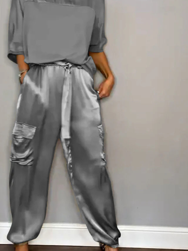Elizabeth | Women’s Satin Set | Refined Elegance & Seasonal Comfort