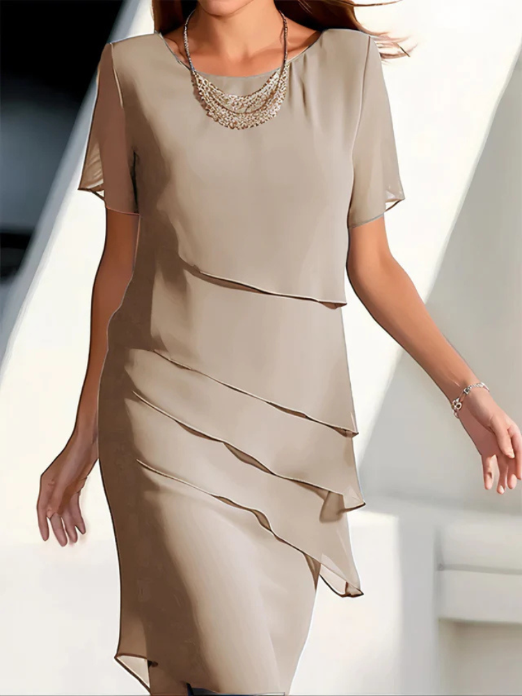 Ellie | Women’s Chiffon Dress | Flowing Elegance
