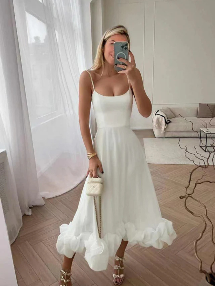 Elodie | Women’s Dress | A-Line Floral Bustier