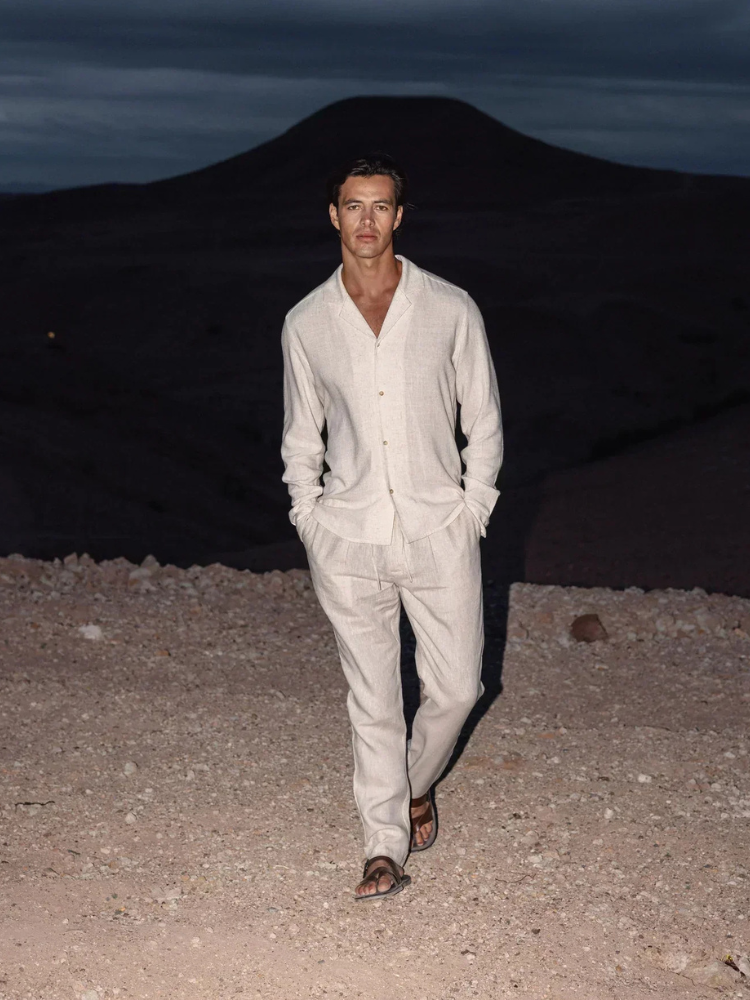 Enzo | Men’s Linen Set | Premium Lightweight Summer Fit