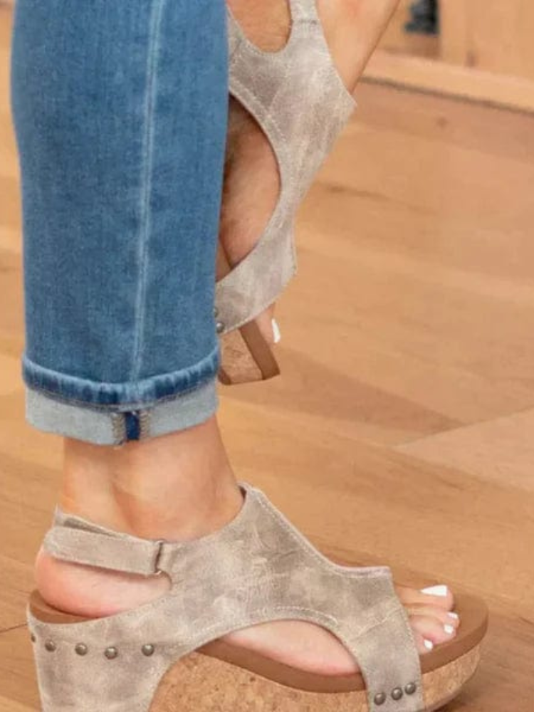 Eva | Women’s Orthopedic Wedge Sandals | Supportive & Stylish