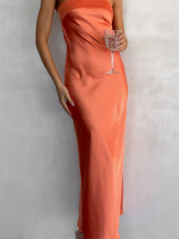 Fara | Women’s Satin Dress | Elegant & Radiant