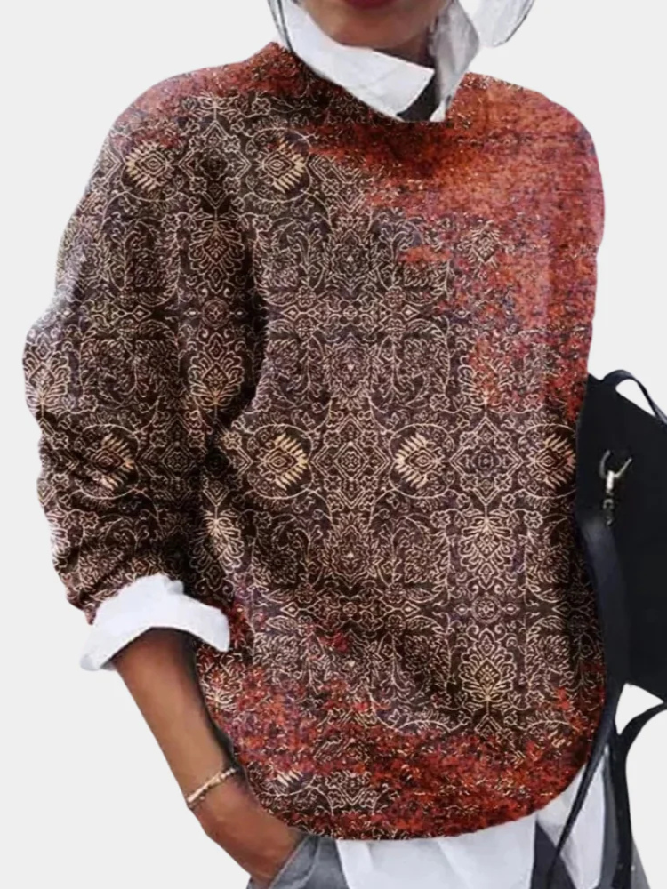 Febe | Women’s Sweater | Printed Casual Knit
