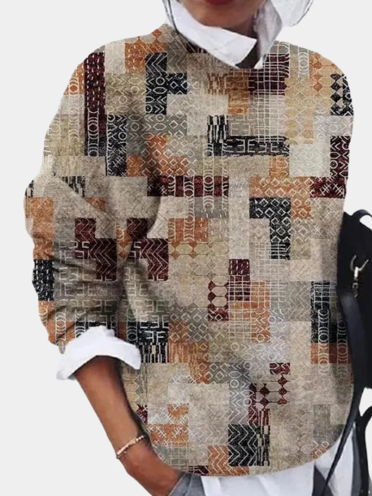Febe | Women’s Sweater | Printed Casual Knit
