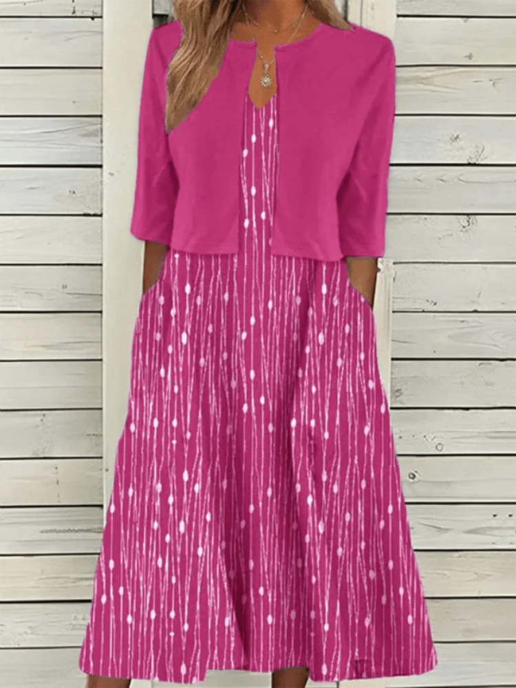 Fenna | Women’s Two-Piece Maxi Dress Set | Elegant & Eye-Catching