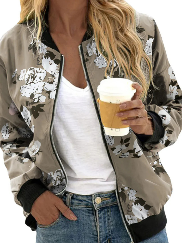Flora | Women’s Floral Summer Jacket | Lightweight & Eye-Catching