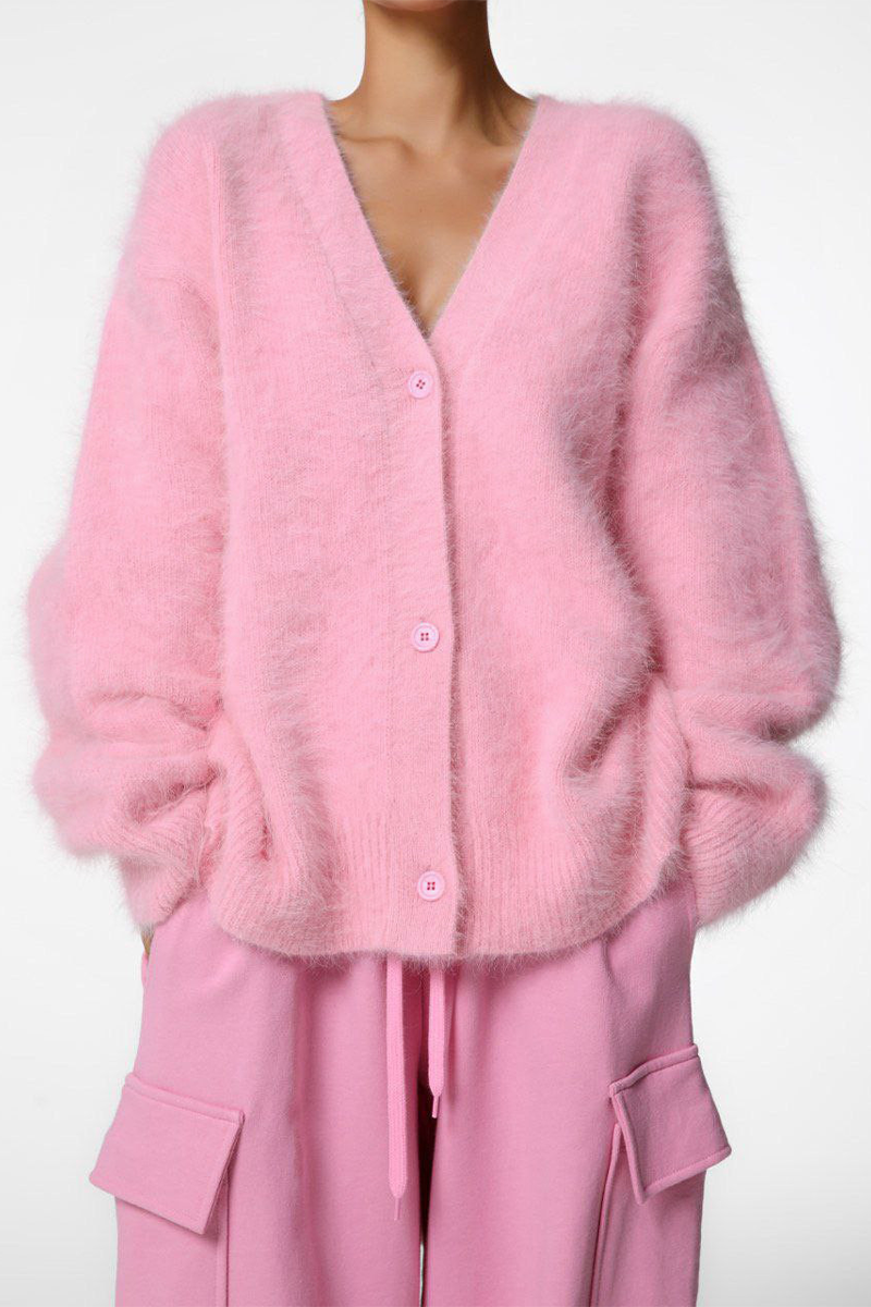 Fluffy Oversized Cardigan | Soft Knit | Cozy & Stylish
