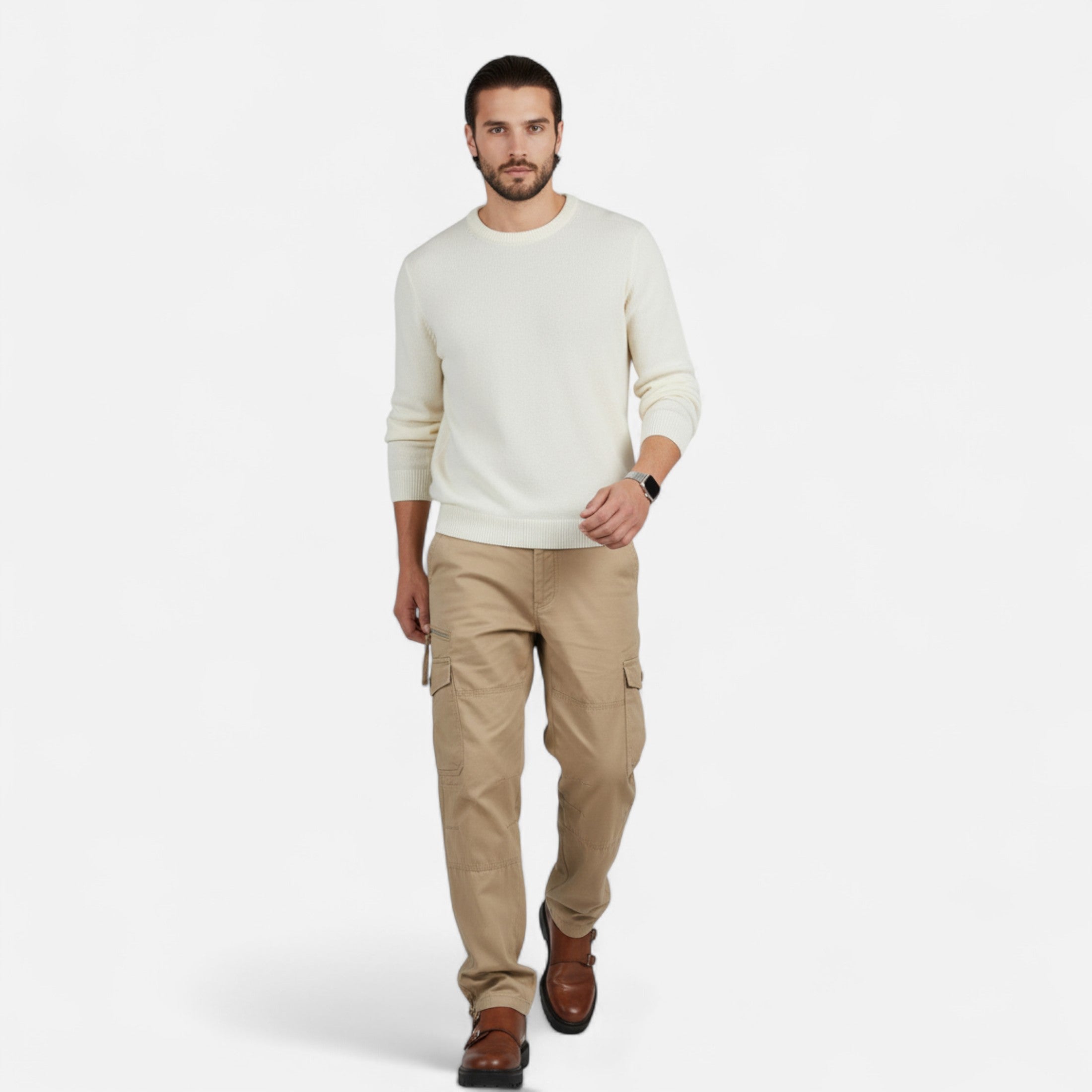 Men's cargo trousers – multiple pockets