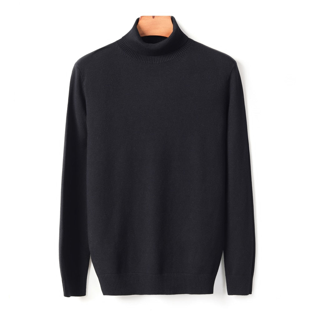 Men's Turtleneck – Long-Sleeved Basic Wear