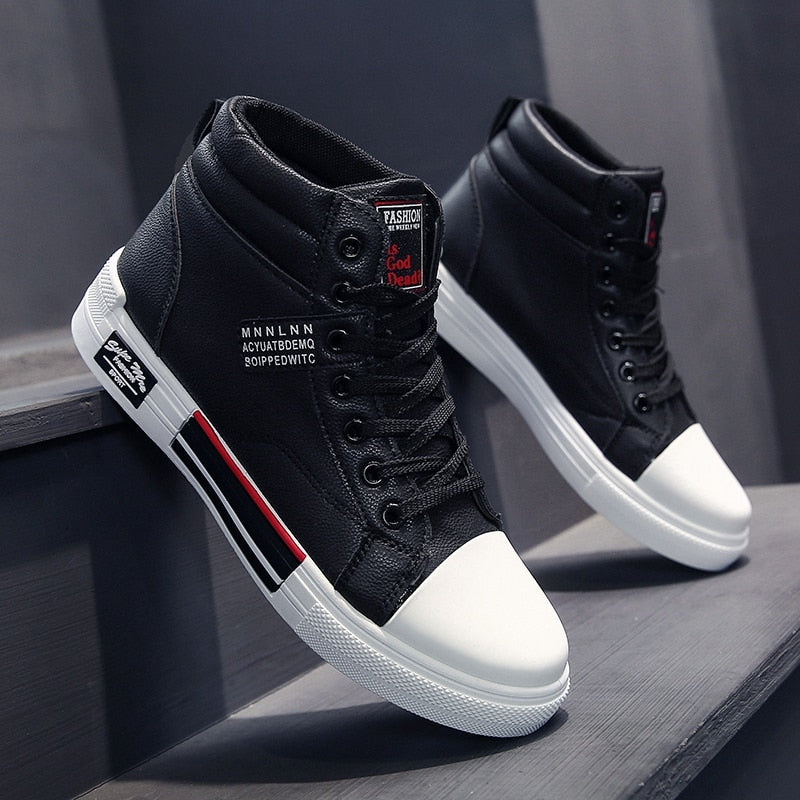 Men's high-top shoes – lace-up to the ankles