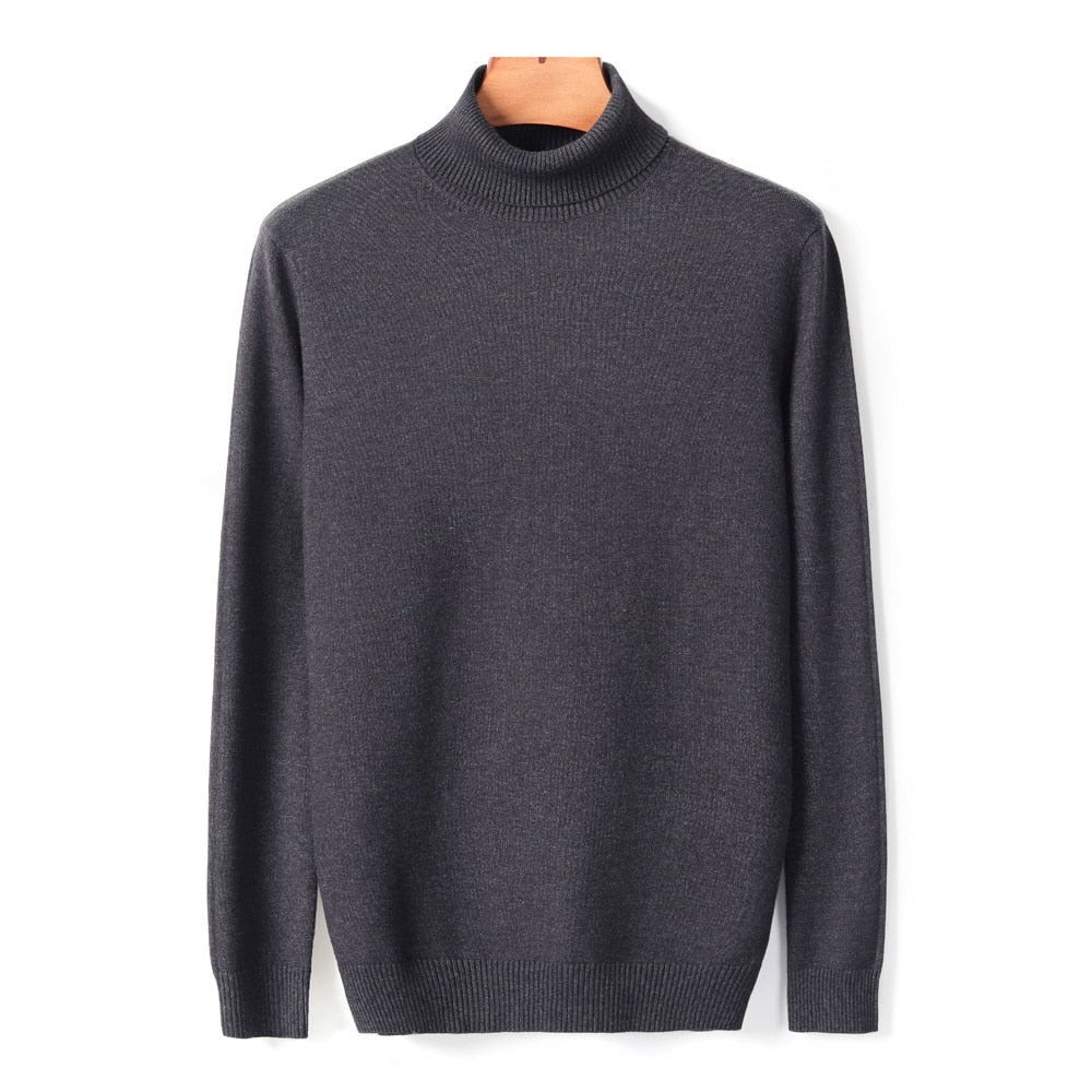 Men's Turtleneck – Long-Sleeved Basic Wear