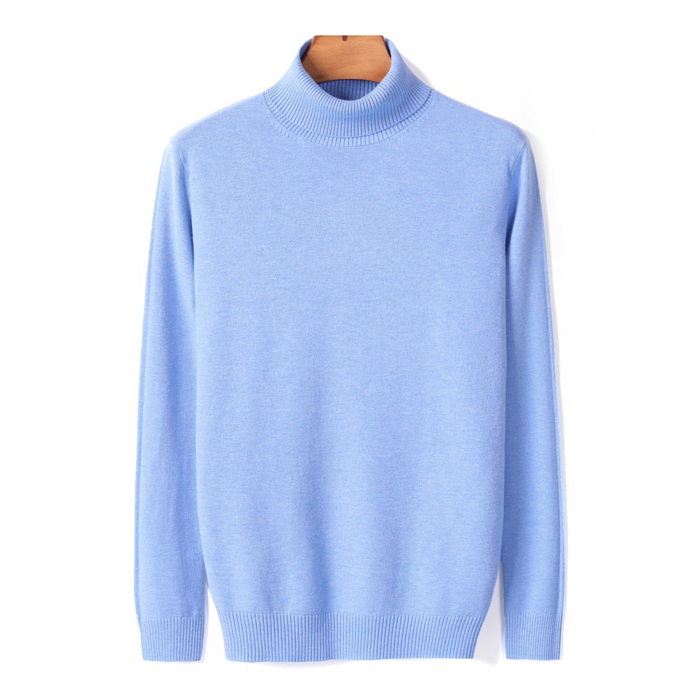 Men's Turtleneck – Long-Sleeved Basic Wear