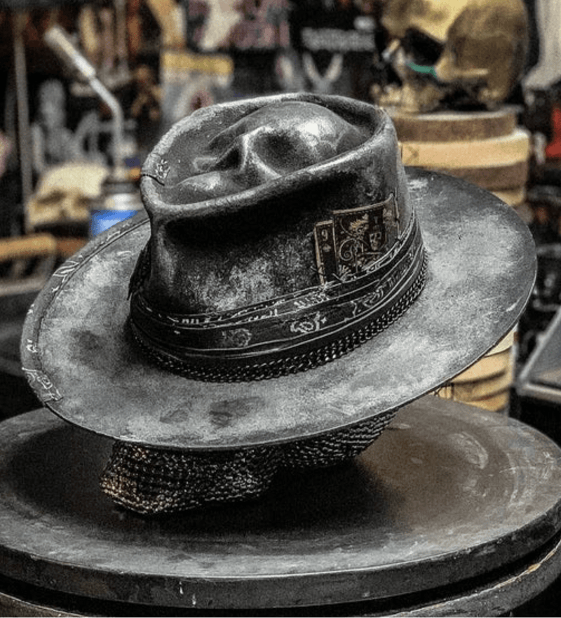 Men’s Skull Detail Cowboy Hat | Classic Western