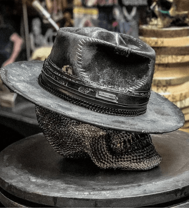 Men’s Skull Detail Cowboy Hat | Classic Western