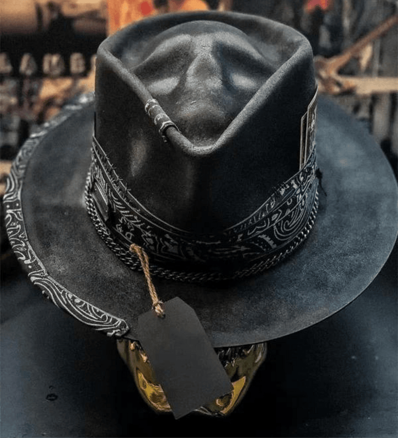 Men’s Skull Detail Cowboy Hat | Classic Western