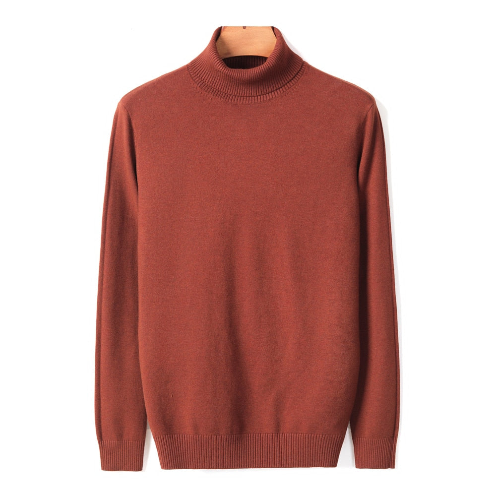 Men's Turtleneck – Long-Sleeved Basic Wear