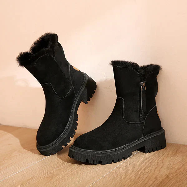 Women’s Winter Ankle Boots – Thermal Lining and Non-Slip Sole