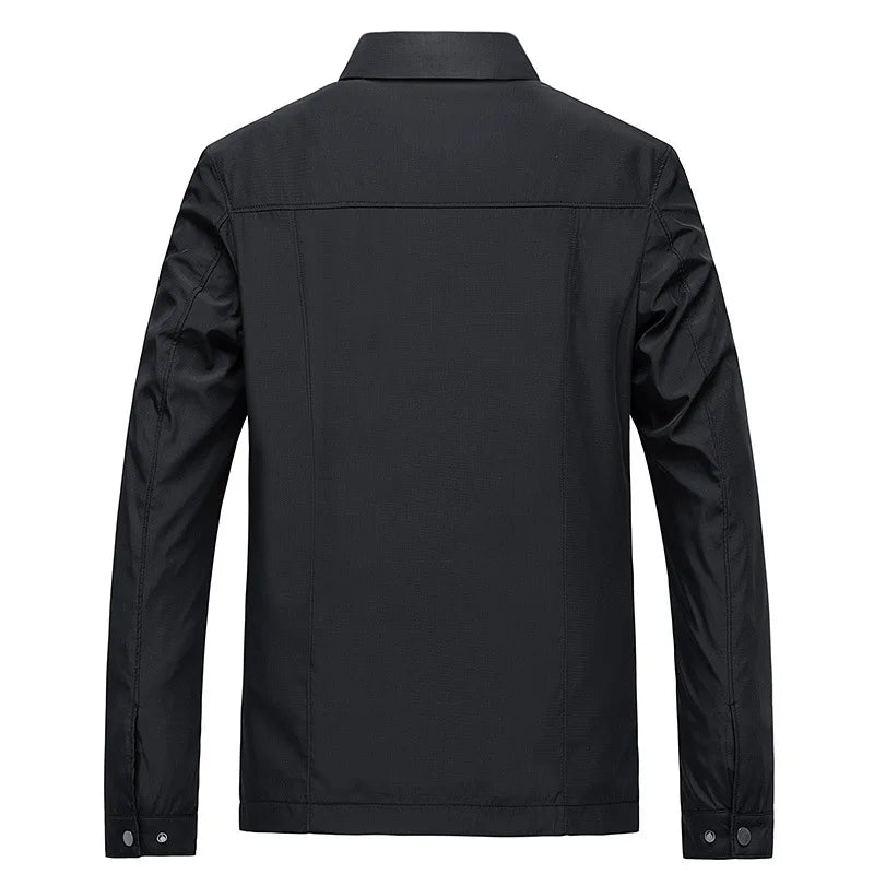 Men’s Jacket – Hip Length with Zipper Closure