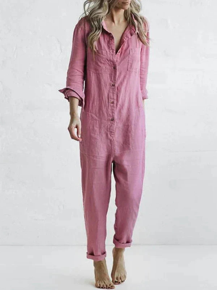 Isla | Women’s Cotton Jumpsuit | Airy & Flattering