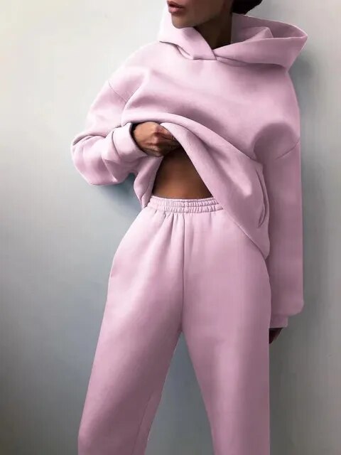 Women's Hoodie and Sweatpants Set