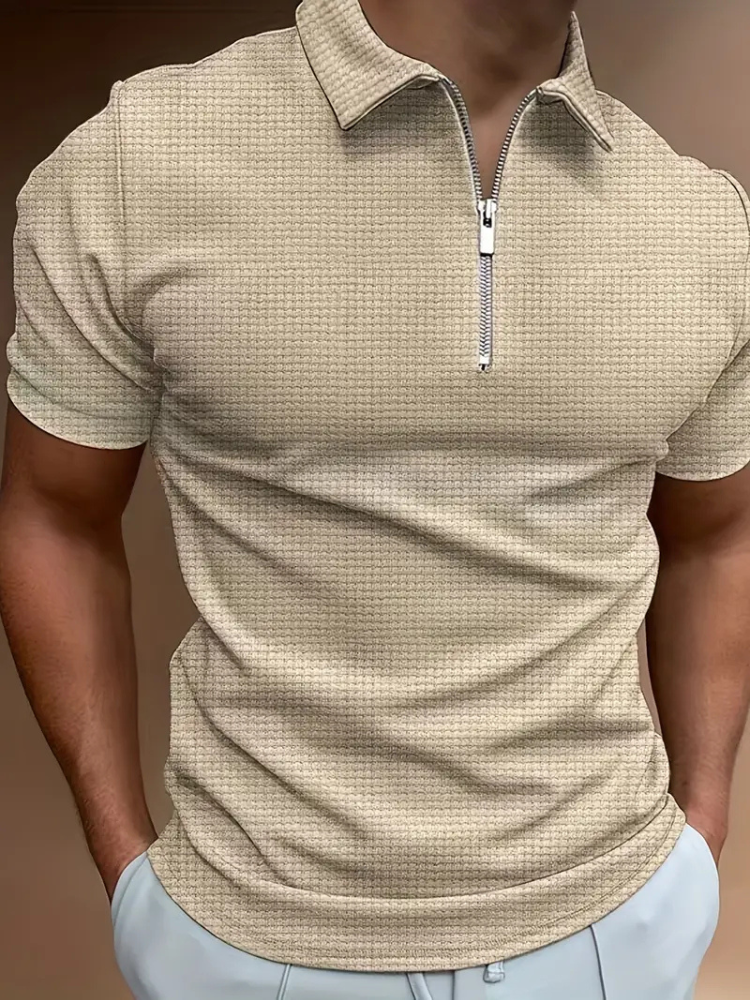 Joris | Men’s Zip Polo Shirt | Modern & Breathable