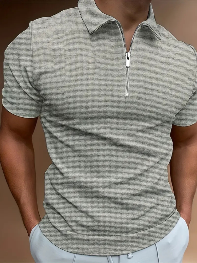 Joris | Men’s Zip Polo Shirt | Modern & Breathable