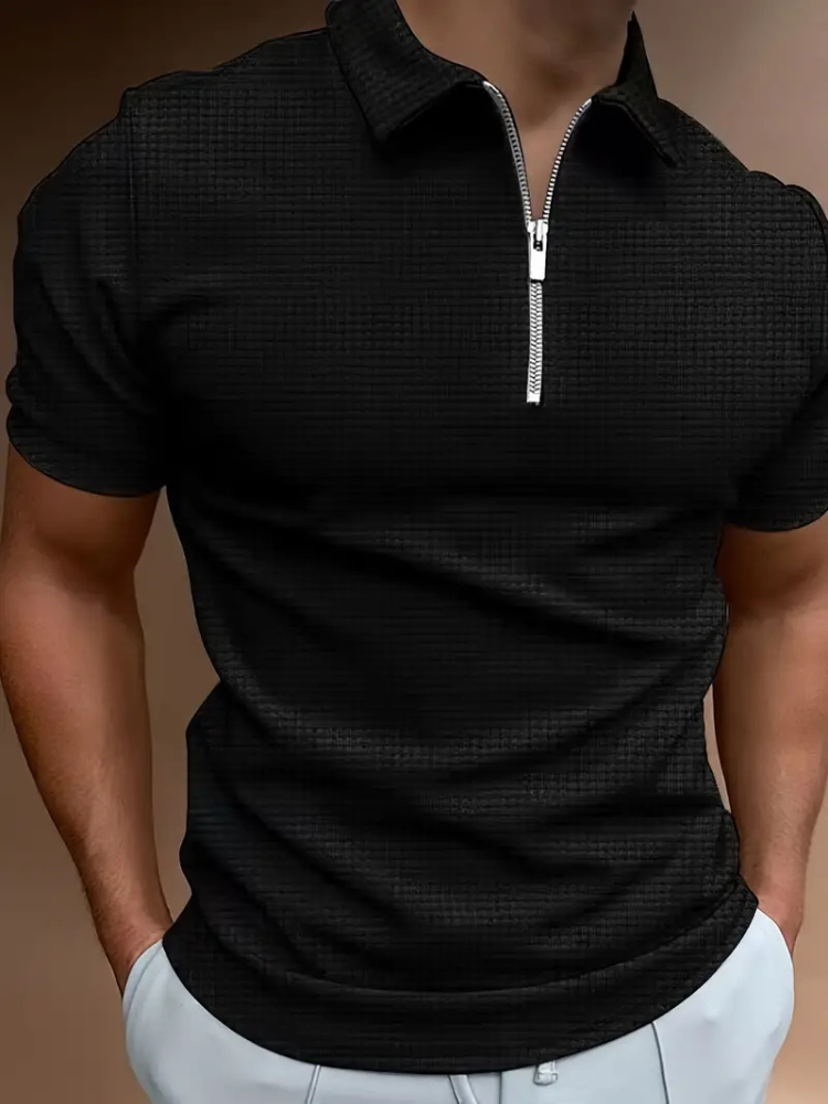 Joris | Men’s Zip Polo Shirt | Modern & Breathable