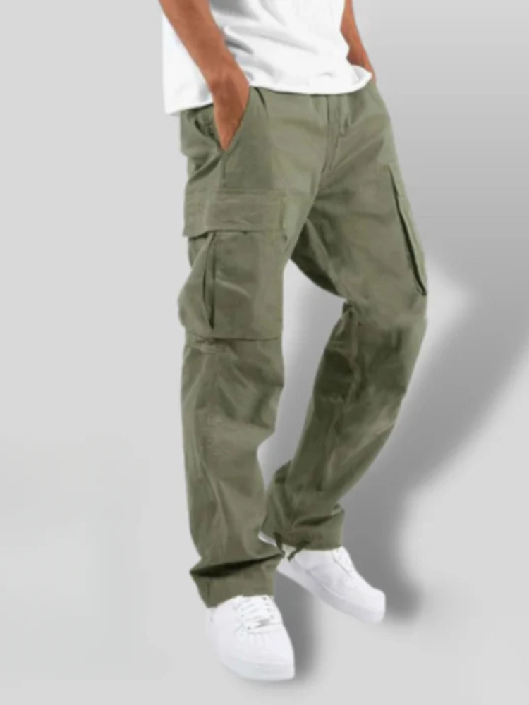 Kai | Men’s Cargo Pants | Mid-Waist Multi-Pocket Design