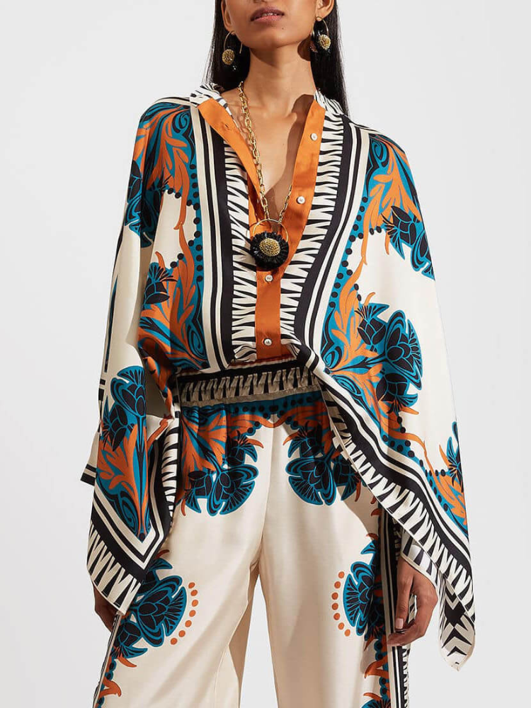Kaia | Women’s Oversized Shirt | Lightweight and Printed
