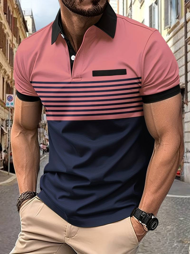 Liliana | Men’s Polo Shirt | Striped