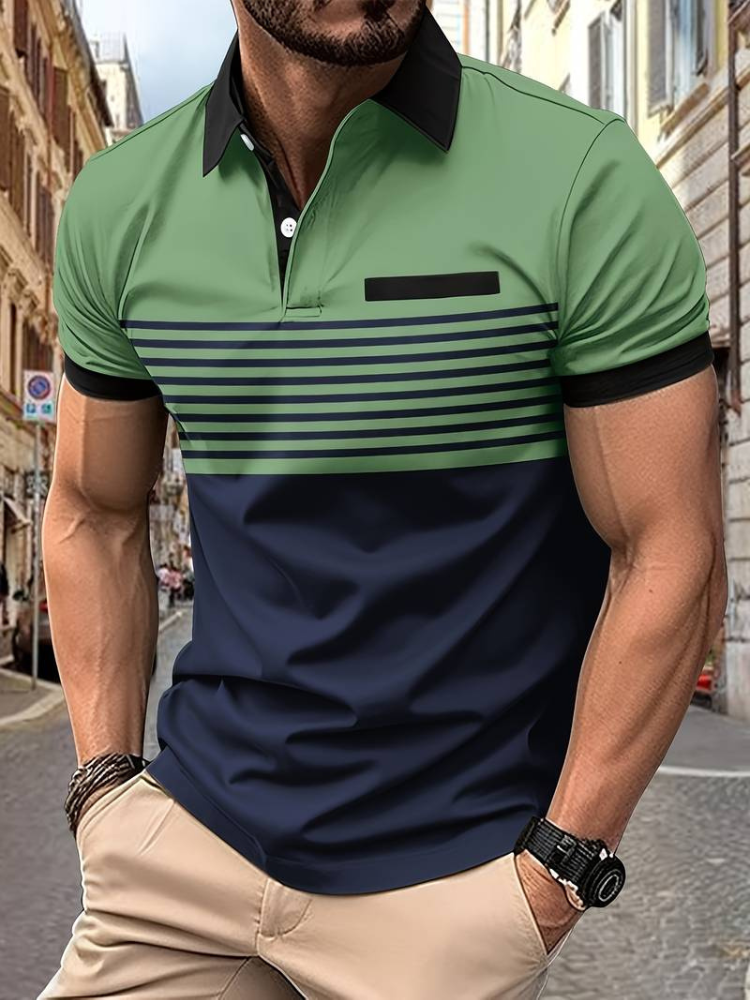 Liliana | Men’s Polo Shirt | Striped