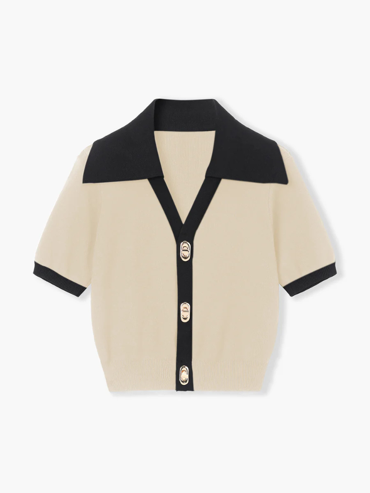 Lina | Women’s Top | Effortless Collared Minimal