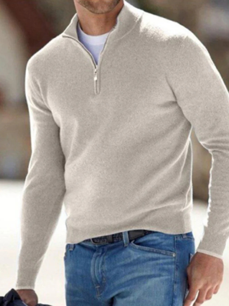 Linton | Men’s Pullover | Zip-Up High Collar Fit
