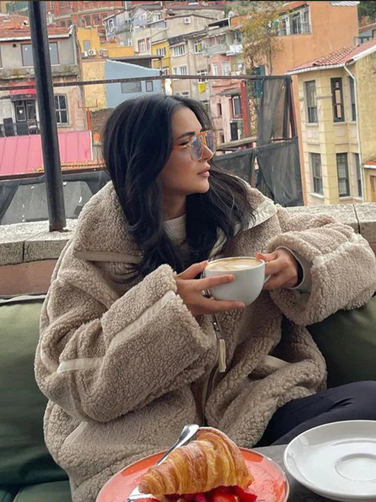 Women’s Zipper Jacket - Long Sleeve Outerwear