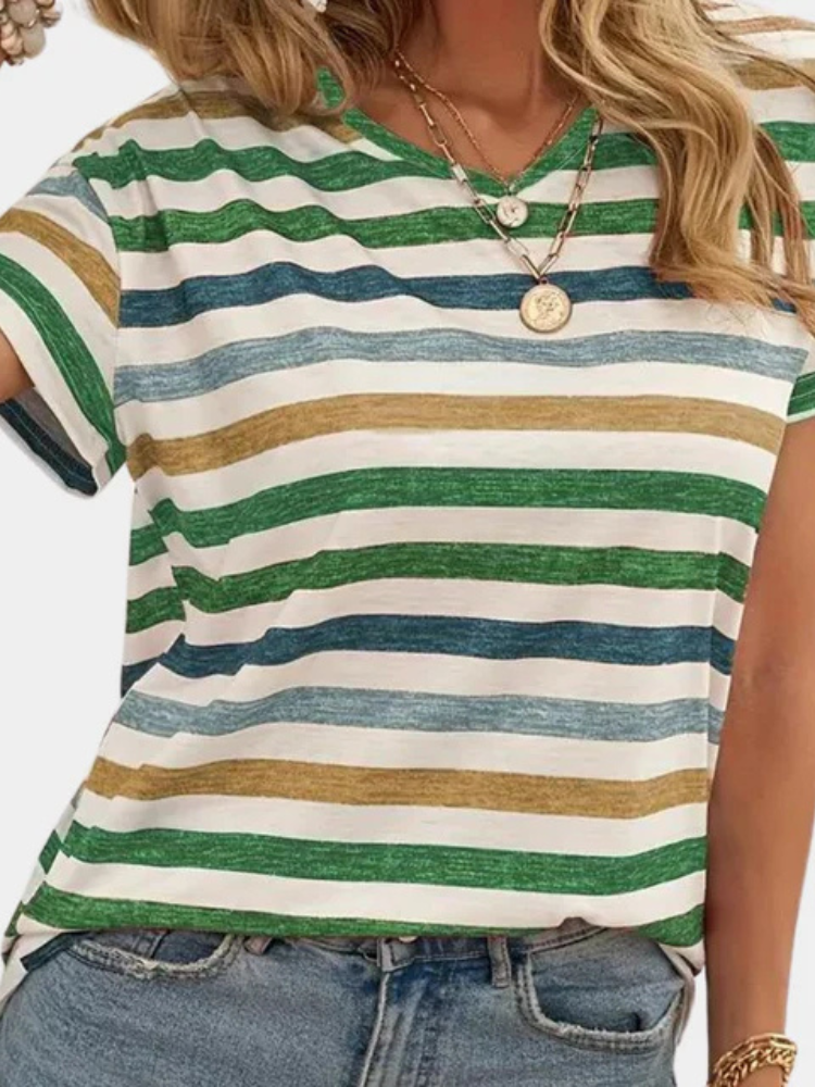 Mabel | Women’s T-Shirt | Striped Soft Touch