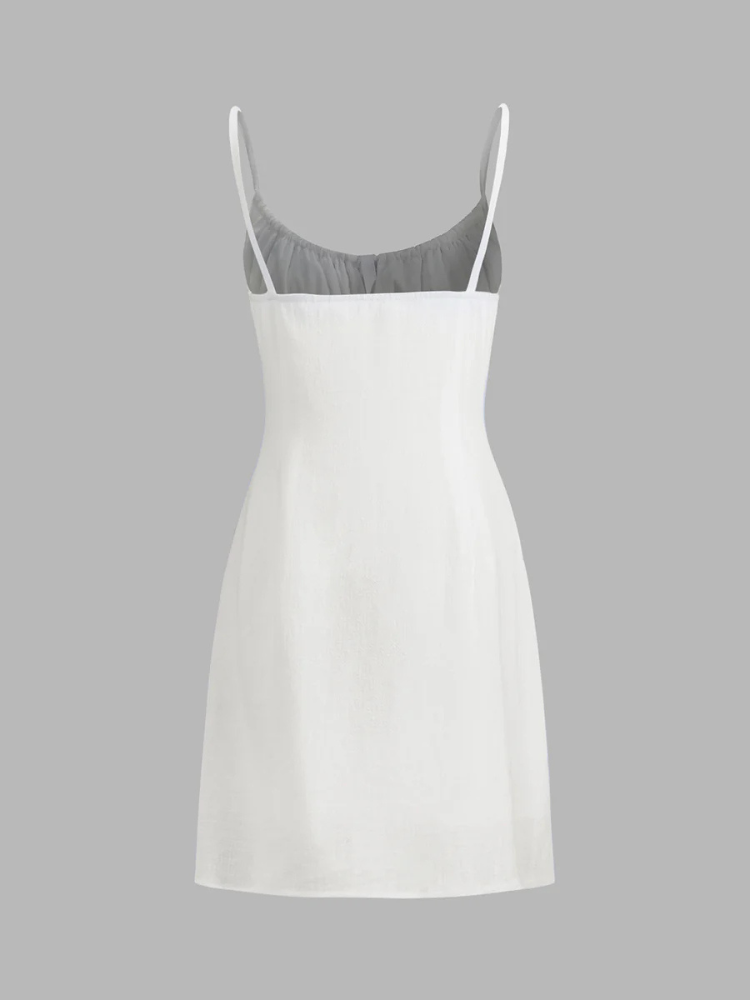 Maelie | Women’s Mini Dress | Linen Plain Darling Fit