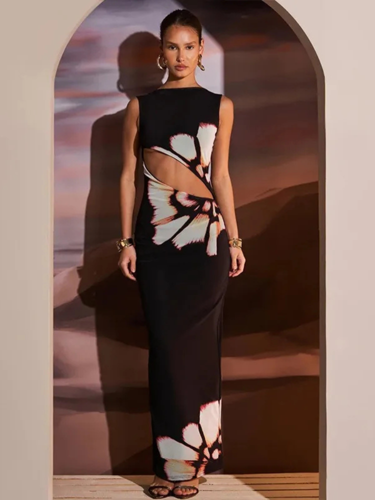 Maya | Women’s Dress | Hollow-Out Sleeveless