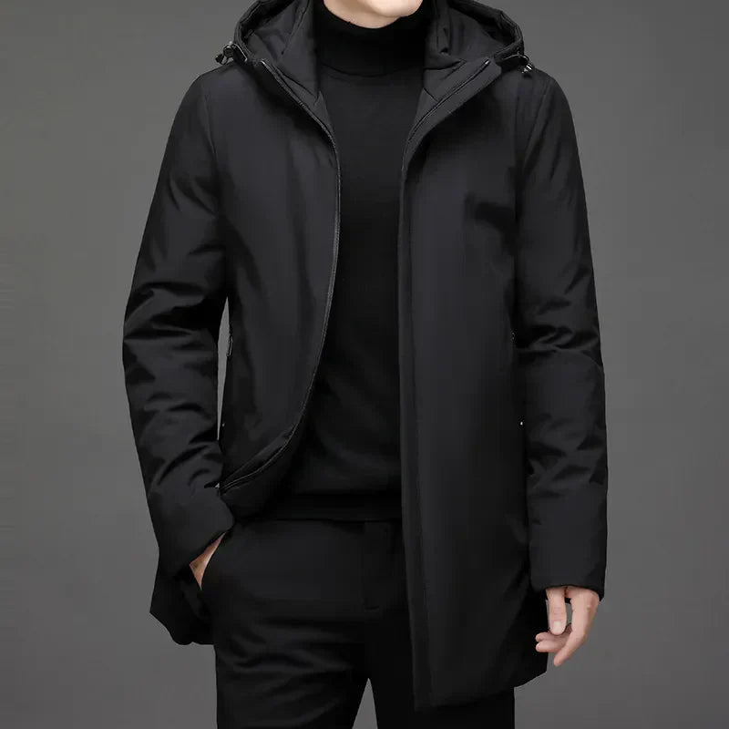 Men's Jacket – Coat with Hood and Zip
