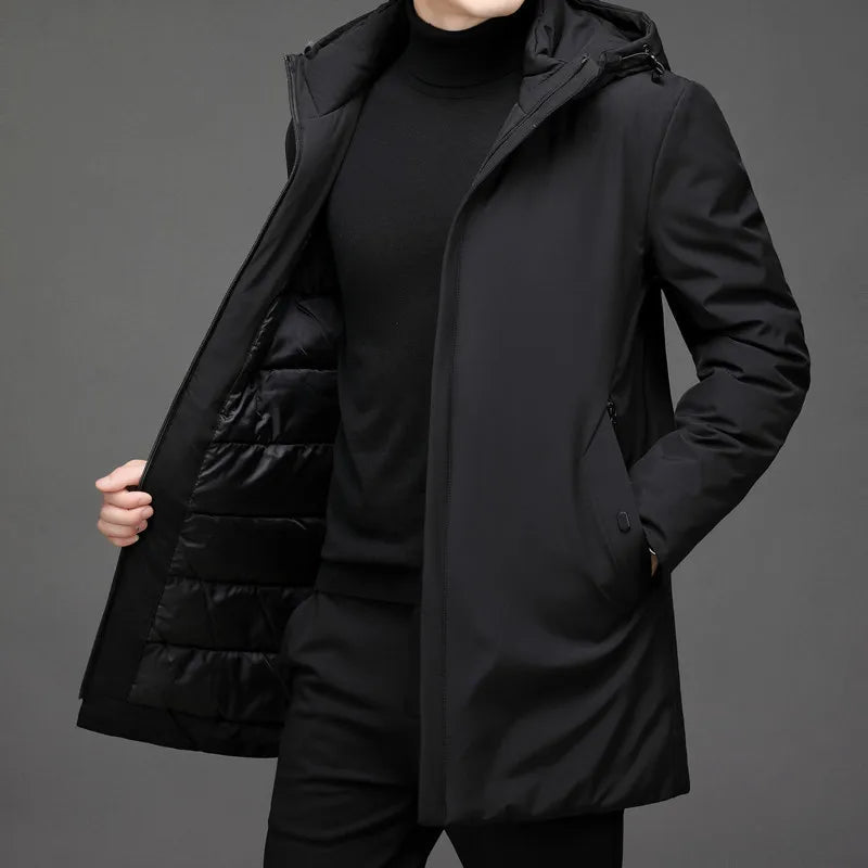 Men's Jacket – Coat with Hood and Zip