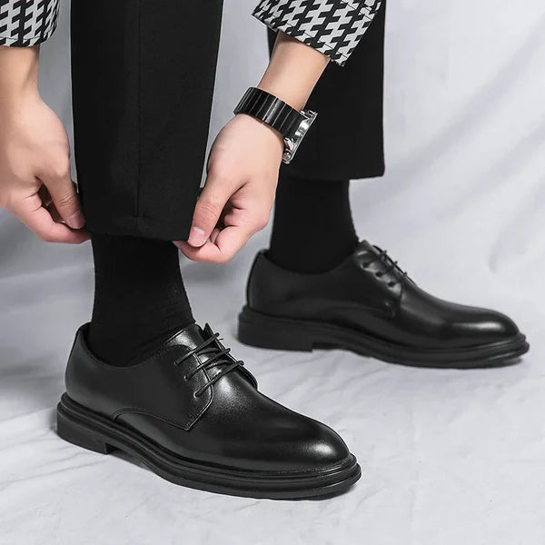 Men’s Glossy Derby Dress Shoes | Formal