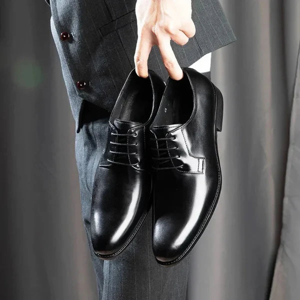 Men’s Sleek Formal Oxford Shoes | Lace-Up