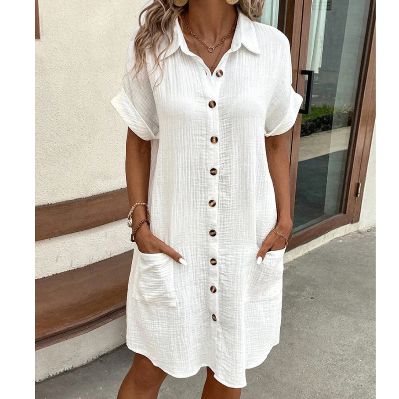 Mila | Women’s Shirt Dress | Lightweight & Chic