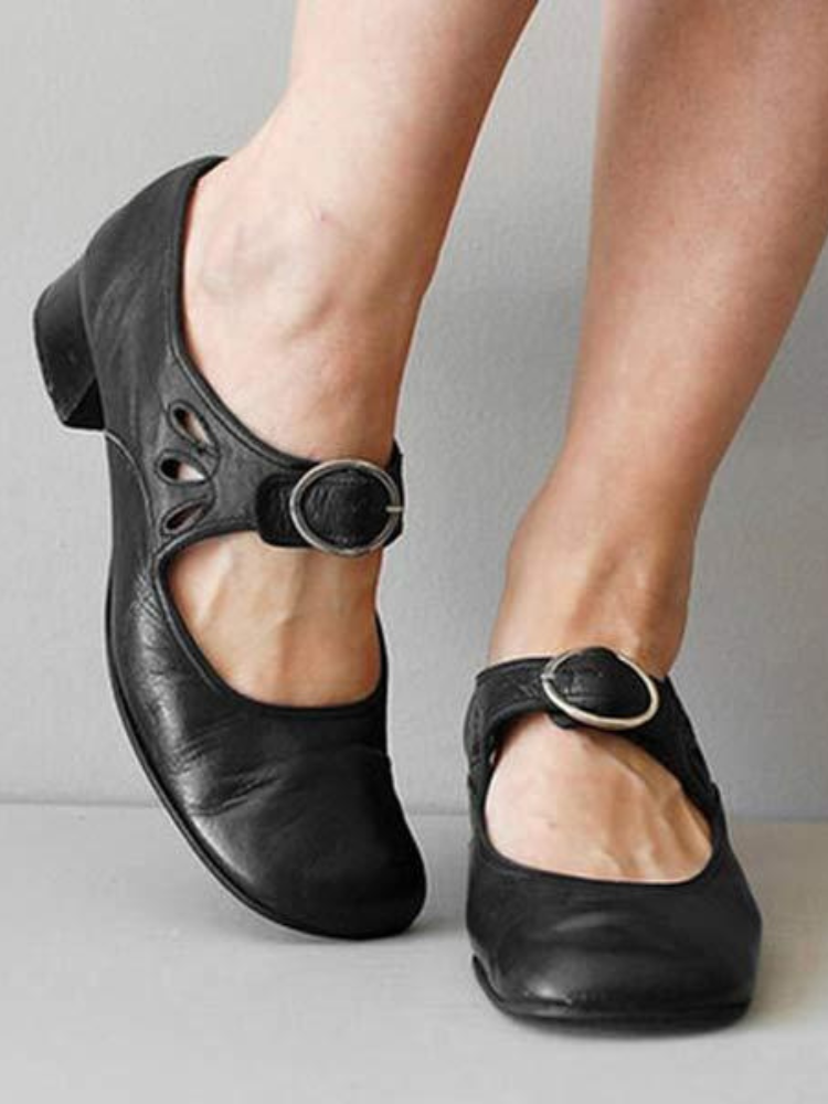 Mira | Women’s Retro Shoes | Rounded Toe