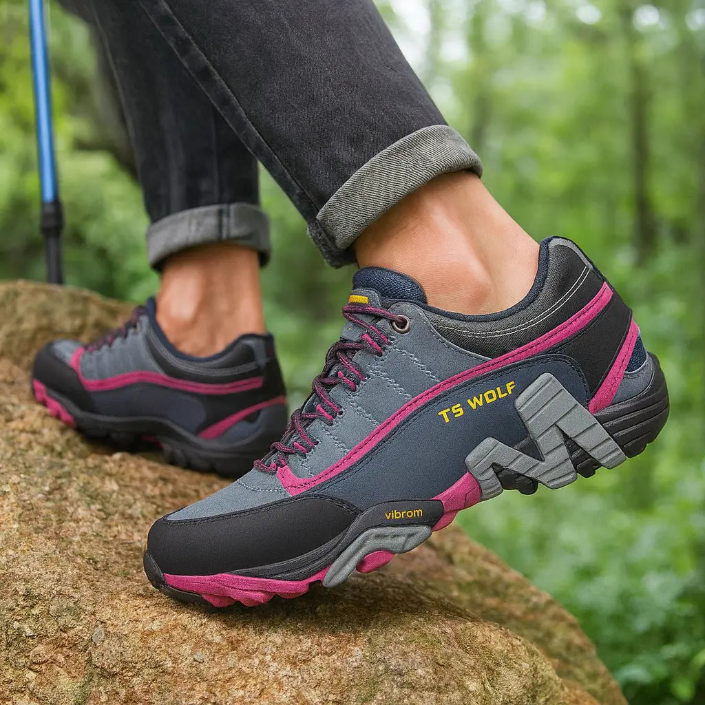 Hiking boots for men and women – lace-up outdoor boots